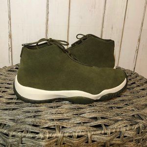 Air Jordan Future Olive Suede Shoe